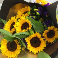 Sunflowers for the new arrival