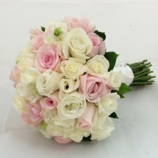 Pink and White Roses Posy