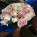 Pink and White Roses Posy
